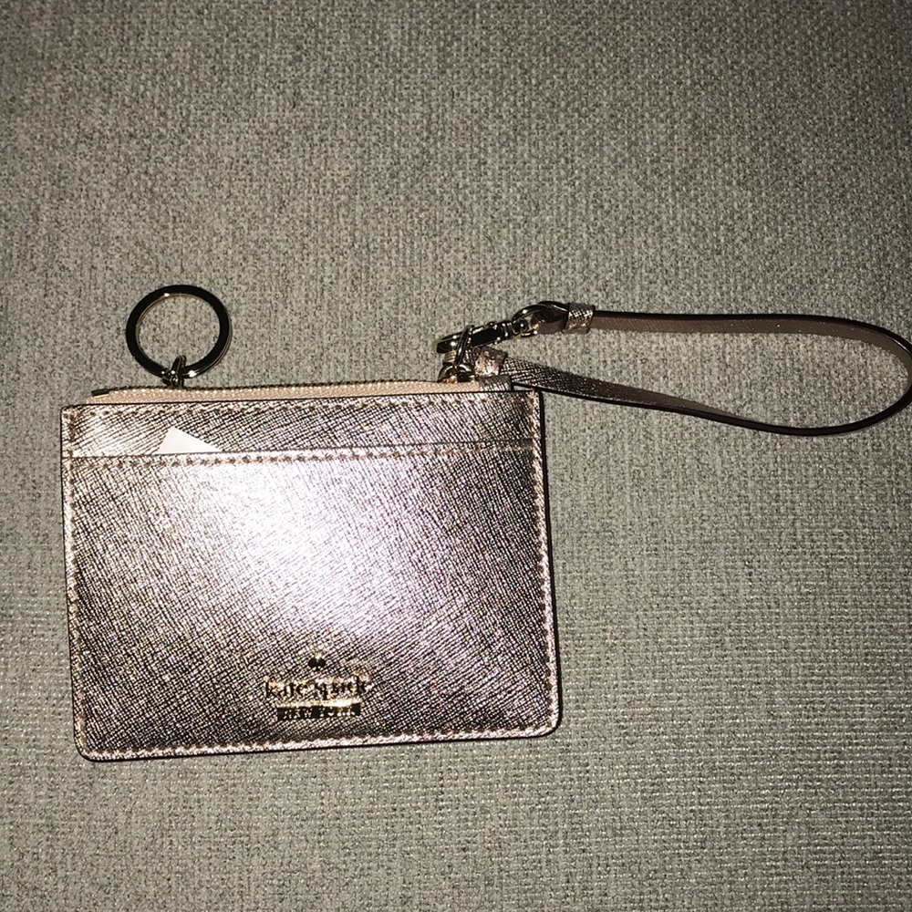Rose gold Wristlet